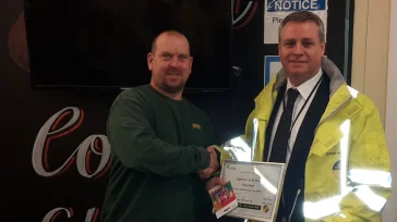 Lyndon Supervisor nets Carillion Award!