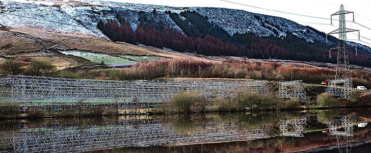 Stalybridge Powerline Access Scaffold - Project - Lyndon Scaffolding