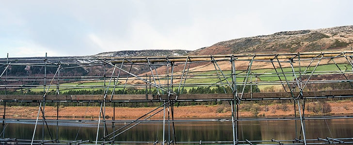 Stalybridge Powerline Access Scaffold - Project - Lyndon Scaffolding