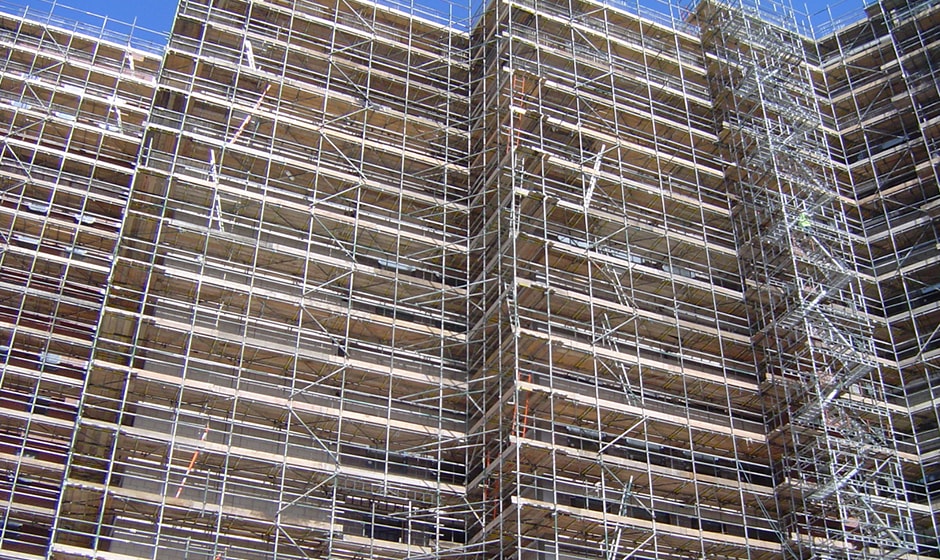 About Us - Our Approach - Materials - Braceless scaffolding system