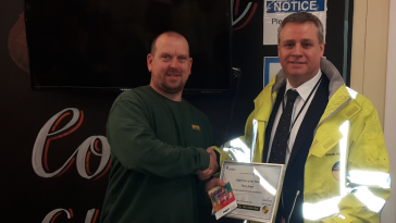 Lyndon Supervisor nets Carillion Award!